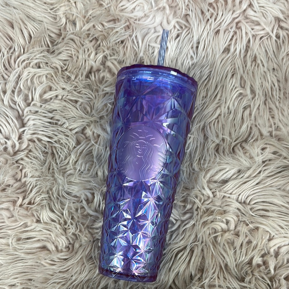 Iridescent Purple Prism Tumbler